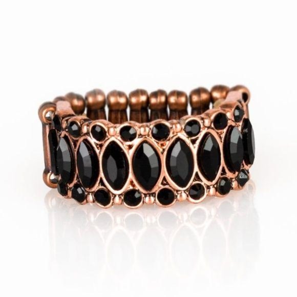 Radical Riches Copper Stretchy Band Ring Jewelry - Picture 2 of 2